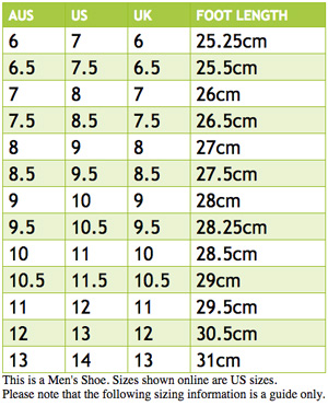 asics shorts size chart