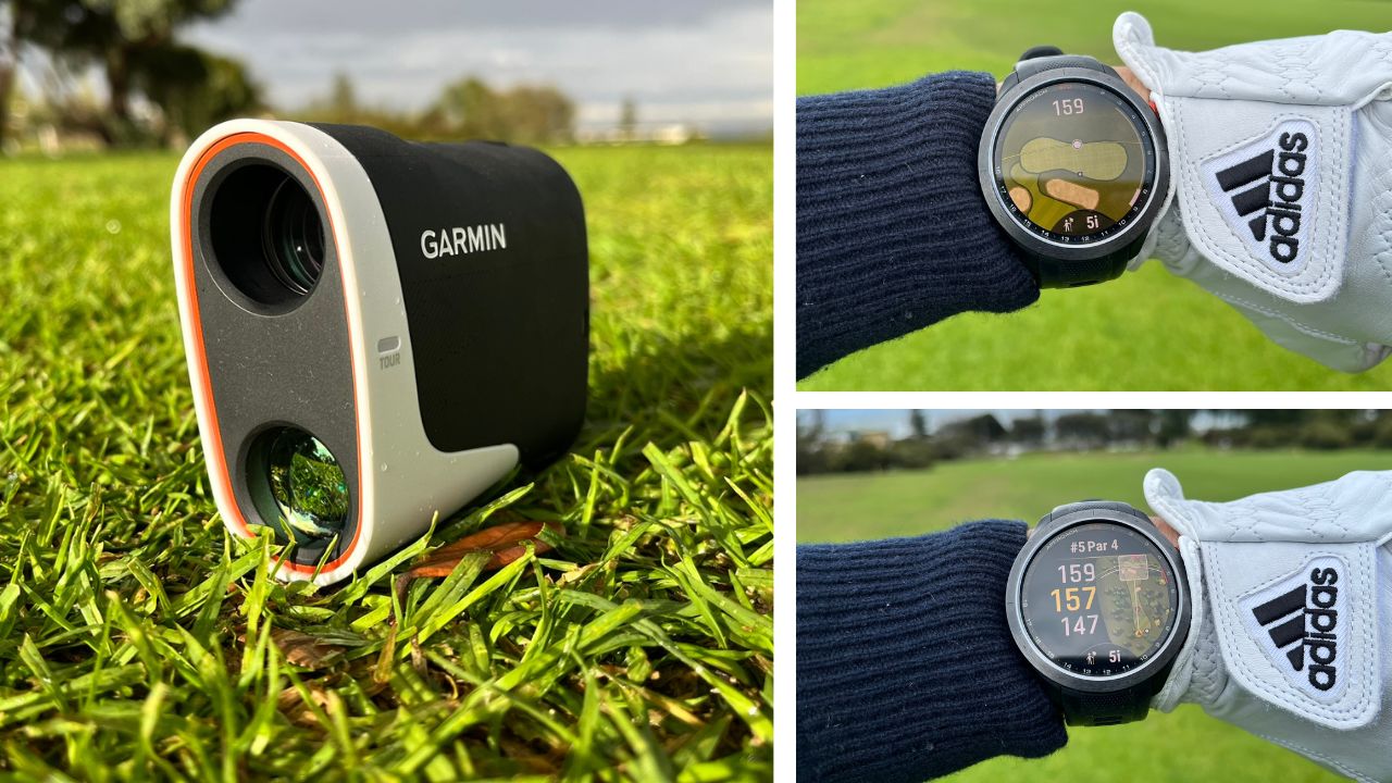 Garmin Approach Z30 Rangefinder and Approach S70 GPS watch