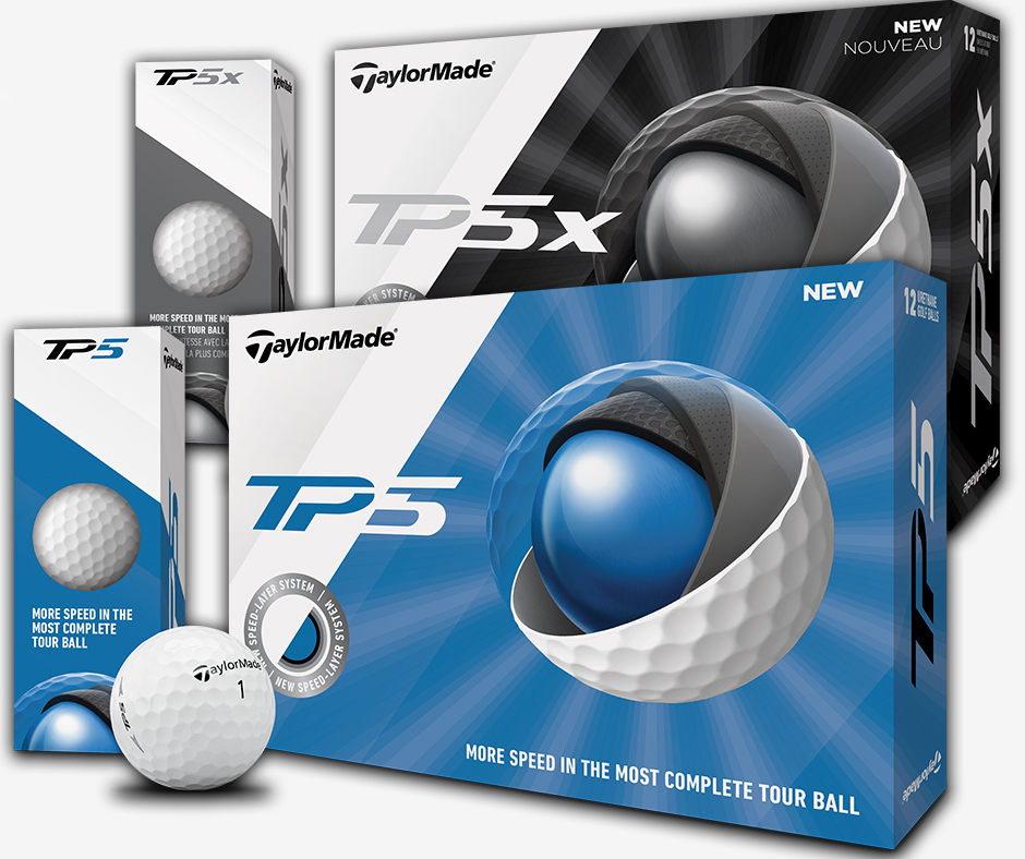 The New 2019 TaylorMade TP5 & TP5X Golf Balls - GolfBox